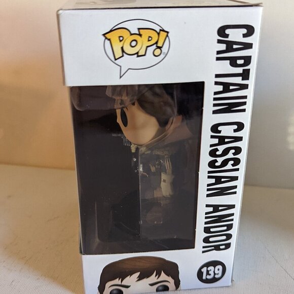 NWT Cassian Andor 139 Star Wars Rogue One Funko POP! Collectible Vinyl Figure - Picture 3 of 8